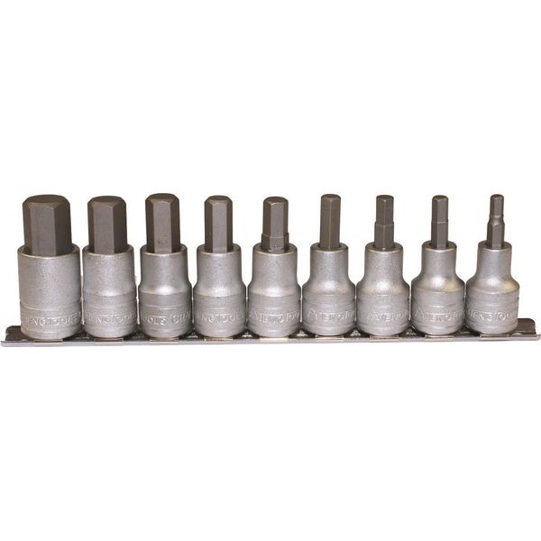 Tengtools 19070101 Set Di Bussole Esagonali 1/2" M1212 9 Pz"-image