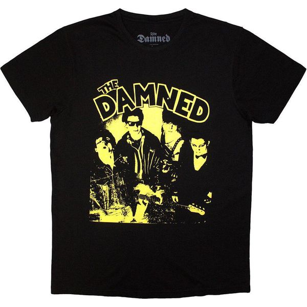 The Damned - Maglietta "New Rose"" Per Uomo/Donna Unisex RO13403 (L) (Nero)"-image
