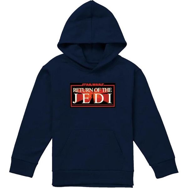 Star Wars: Il Ritorno Dello Jedi - Felpa Con Cappuccio Per Bambini TV24551 (152-158) (Navy)-image