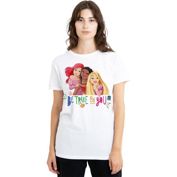 Principessa Disney - Maglietta "Sii Vera, Sii Tu"" Da Donna TV25145 (Xl) (Bianco)"-image