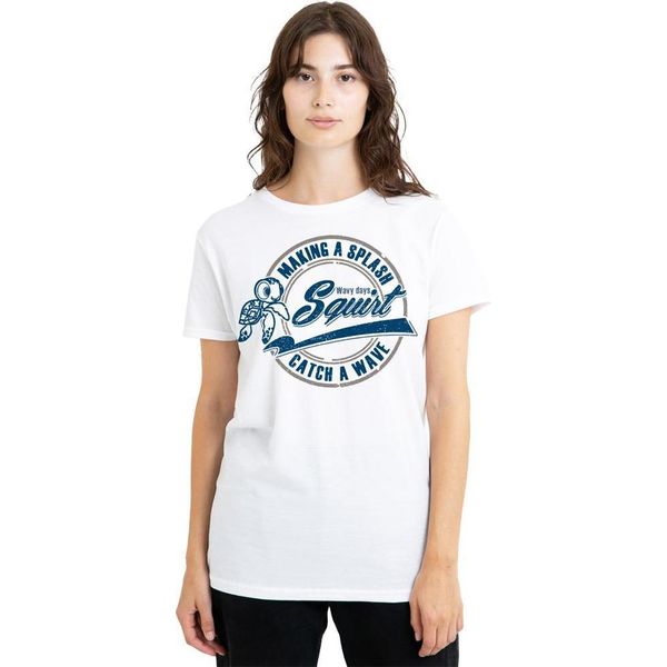 Alla Ricerca Di Nemo - Maglietta "Catch A Wave"" Da Donna TV25170 (Xxl) (Bianco)"-image