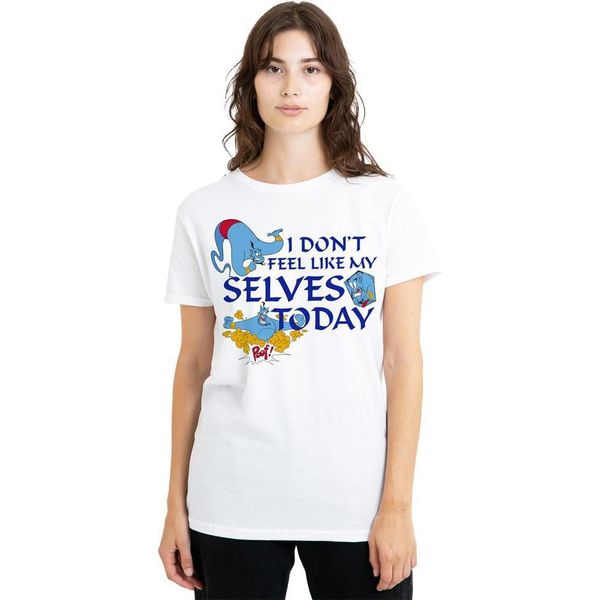 Aladdin - Maglietta Da Donna "Non Mi Sento Me Stessa Oggi"" TV25293 (L) (Bianco)"-image