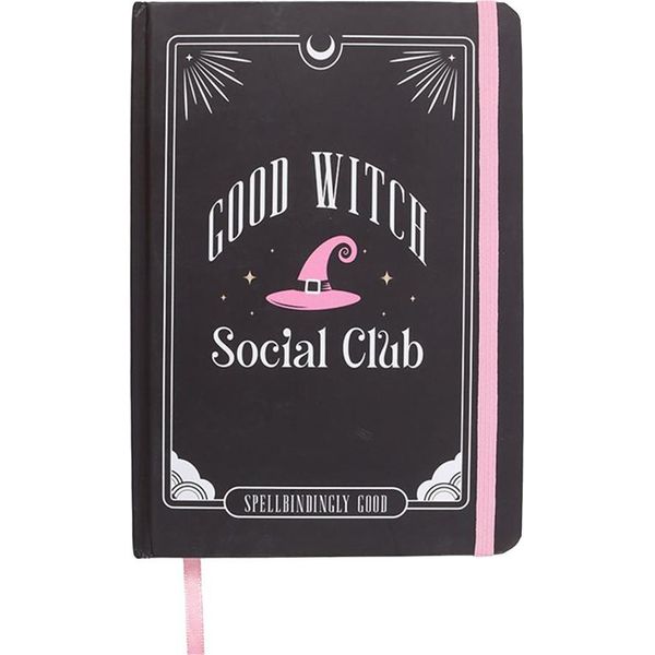 Something Different - Taccuino "Good Witch Social Club"", A5 SD10586 (Taglia Unica) (Nero/Rosa)"-image