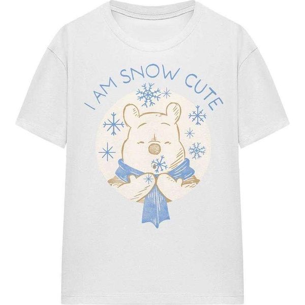 Winnie The Pooh - Maglietta "Io Sono Neve"" Da Donna TV25304 (M) (Bianco)"-image
