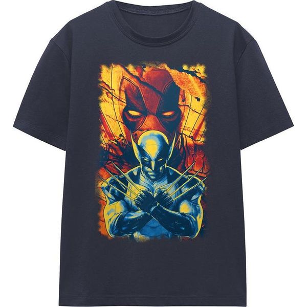 Deadpool & Wolverine - Maglietta "Best Bubs"" Da Donna TV25746 (Xl) (Blu Navy)"-image