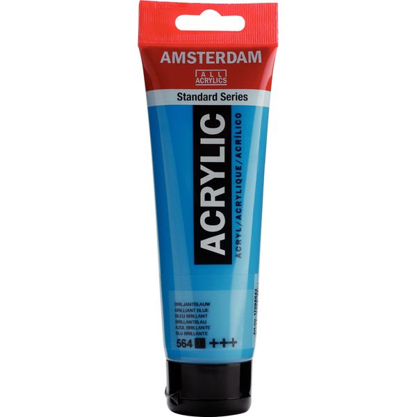 Royal Talens Talens Amsterdam Vernice Acrilica 120 Ml 564 - Blu Brillante-image