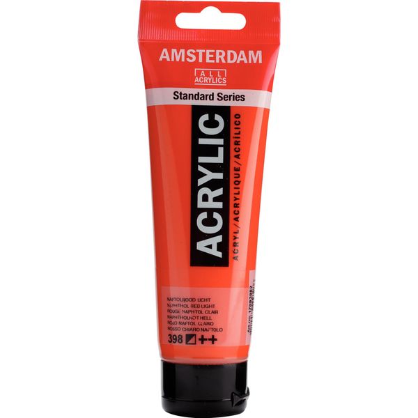 Royal Talens Talens Amsterdam Vernice Acrilica 120 Ml 398 - Naftolo Rosso Chiaro-image