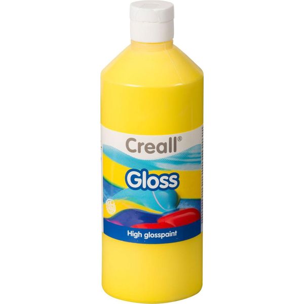Creall Gloss Glase Pail Giallo, 500 Ml-image