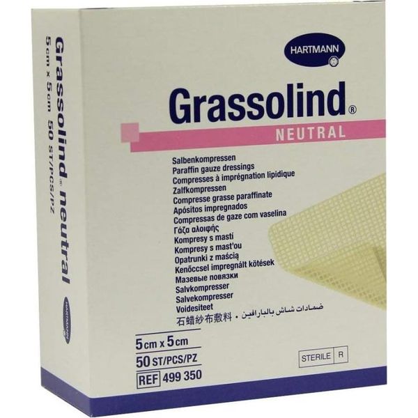 Hartmann Grassolind® Pomata, 5 X 5 Cm - 50 Pezzi | Confezione (50 Pezzi)-image