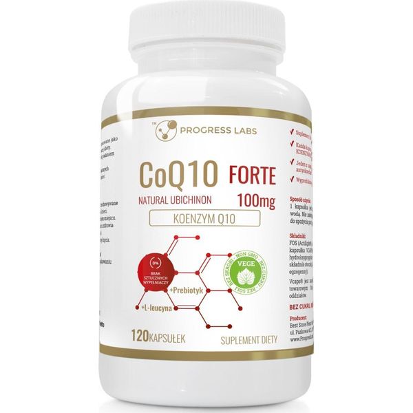 Coenzima Q10 Forte 100Mg Coq10 120 Caps Progress Labs-image