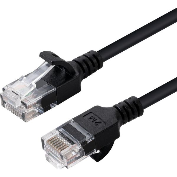 Microconnect V-UTP615S-SLIM Netzwerkkabel Schwarz 15 M Cat6 U/Utp (Utp) (V-UTP615S-SLIM)-image