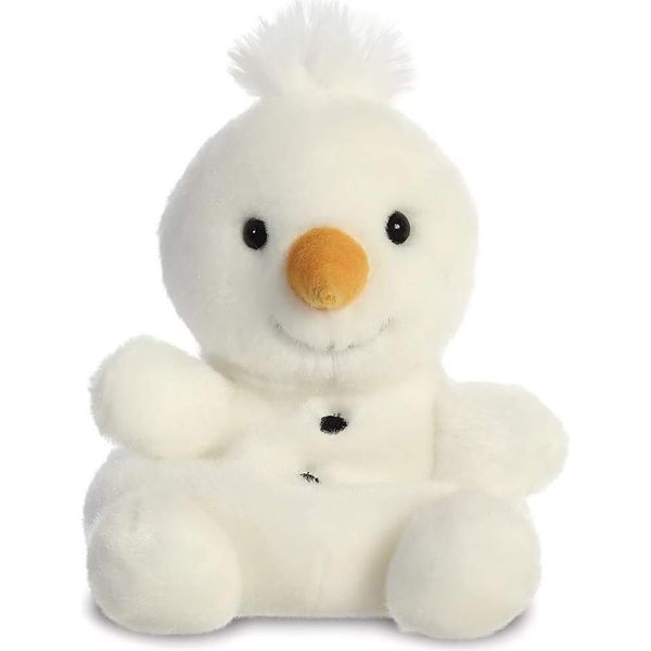 Aurora World Aurora, 99130, Pupazzo Di Neve Palm Pals, 13 Cm, Peluche, Bianco-image