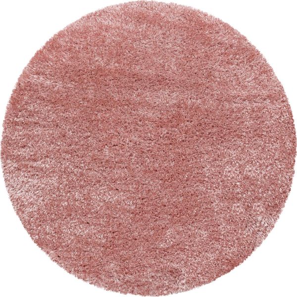 Carpetsale24 Tappeto A Pelo Alto Unito Super Morbido Shaggy Soffice E Accogliente Per Soggiorno Moderno, Dimensioni: 200 Cm Rotondo-image