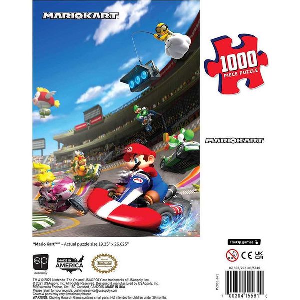 Usaopoly Puzzle Di Super Mario Mario Kart (1000 Pezzi) USAPZ005-678-image