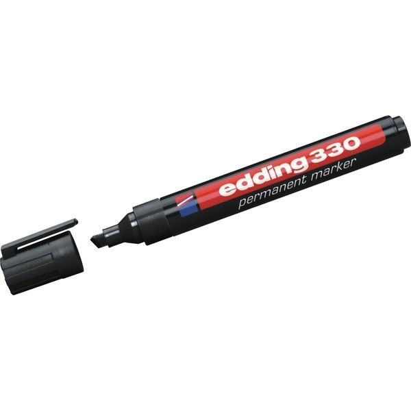 Edding 4-330001 10Er Permanentmarker Schwarz 1,0 - 5,0 Mm-image