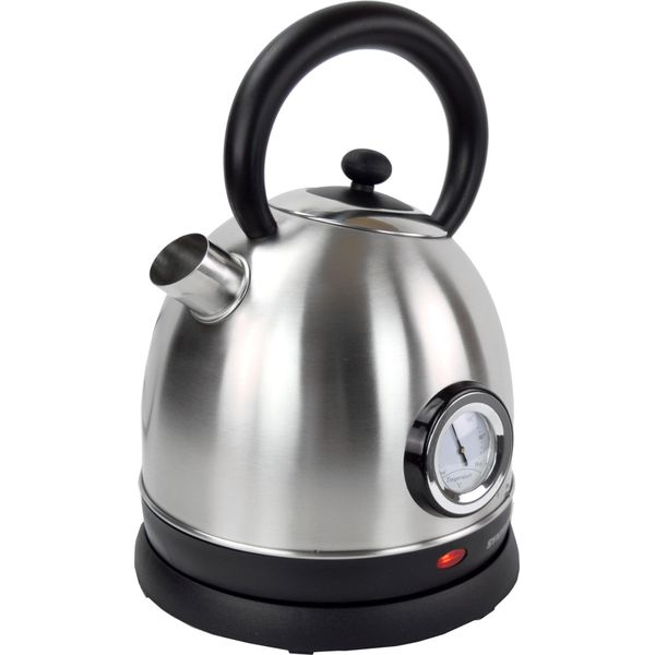 Syntrox Bollitore Cordless In Acciaio Inox Da 1,8 Litri Con Termometro Bollitore Cordless A 360° Bollitore Per Il Tè-image