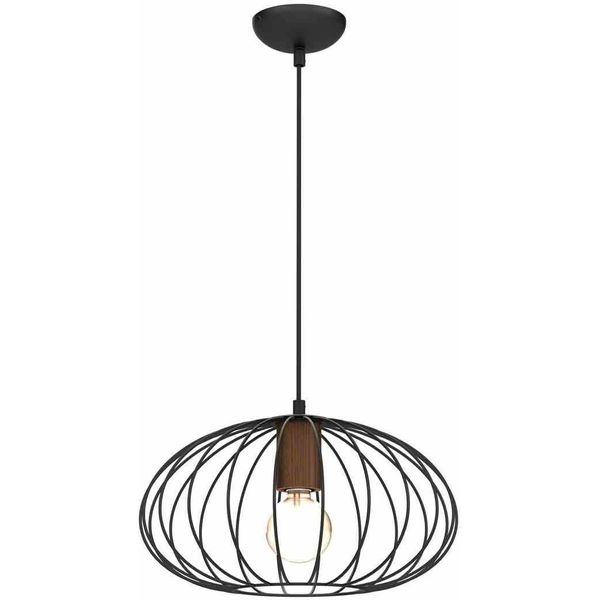 Milagro Meridiano Lampadario A Sospensione MLP7959 Nero / Marrone-image