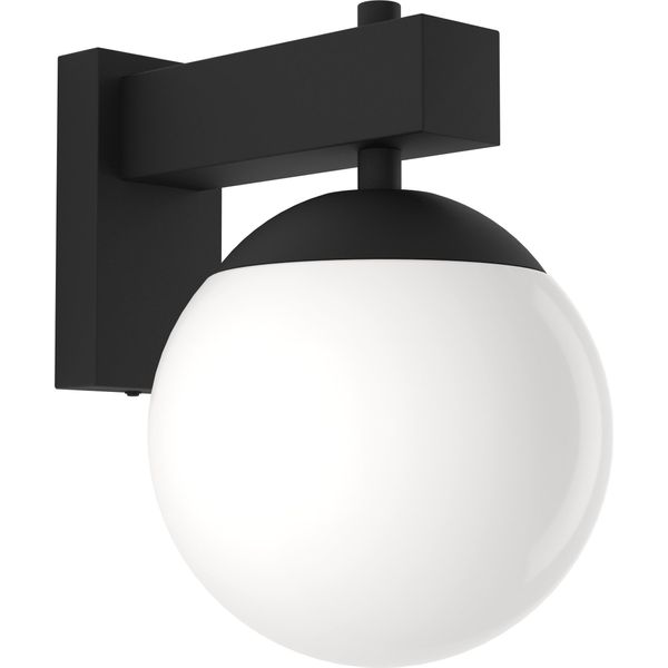 Lampada Da Parete Per Esterni Eglo 900669 Bufalata IP44 E27 40 W Nero-image