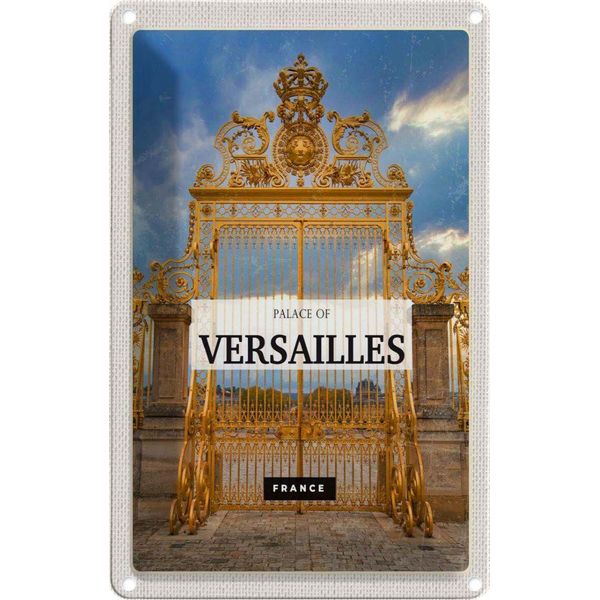 Vianmo Insegna Di Latta 18X12 Cm Palace Of Versailles France Tourismus-image