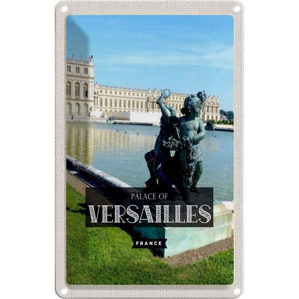 Vianmo Insegna Di Latta 18X12 Cm Palace Of Versailles France Tourismus-image
