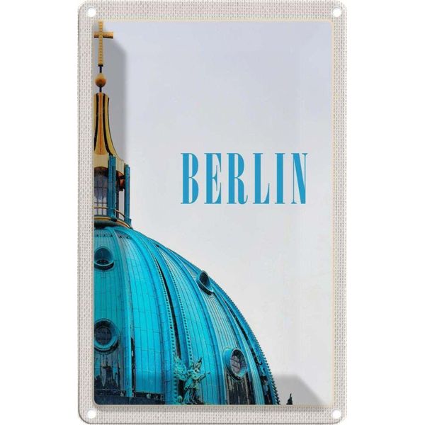 Vianmo Insegna Di Latta 18X12 Cm Berlin Deutschland Kirche-image