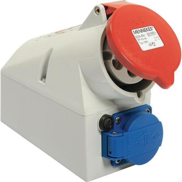 Presa A Muro Cee 32 A 400 V Presa A Spina 6 H IP44 AS-SCHWABE-image