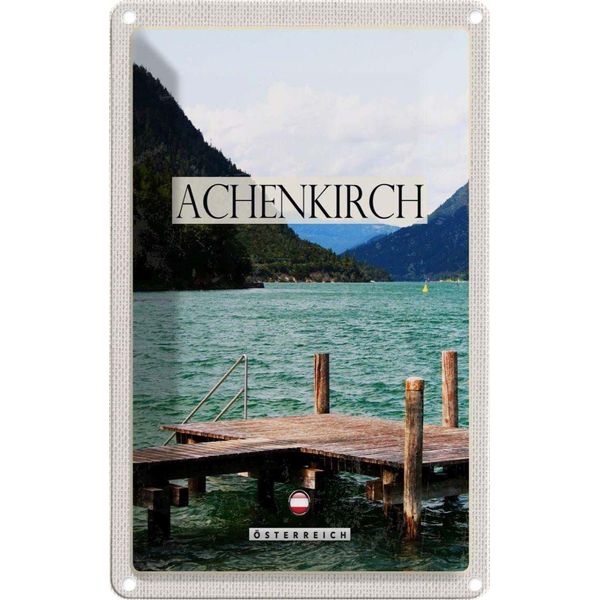 Vianmo Insegna Di Latta 30X20 Cm Achenkirch ÖSterreich Familien-image