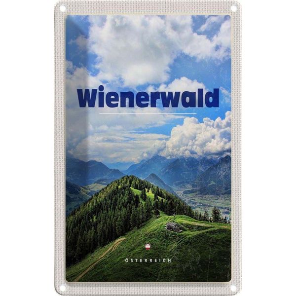 Vianmo Insegna Di Latta 18X12 Cm Wienerwald ÖSterreich WäLder-image