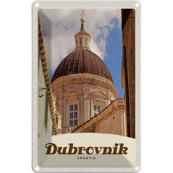 Vianmo Insegna Di Latta 30X20 Cm Dubrovnik Kroatien Architektur-image