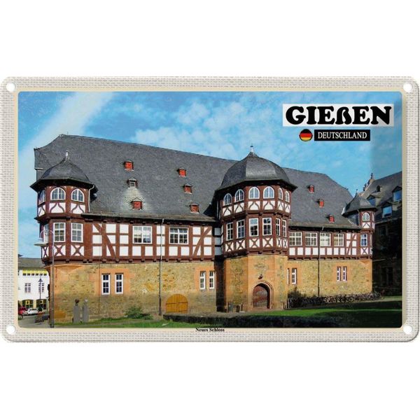 Vianmo Insegna Di Latta 20X30 Cm GießEn Neues Schloss-image