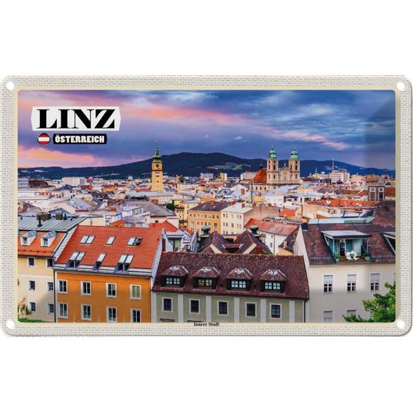 Vianmo Insegna Di Latta 12X18 Cm Linz ÖSterreich Innere Stadt-image