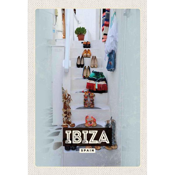 Vianmo Insegna In Legno 30X20 Cm Ibiza Spain Meer-image