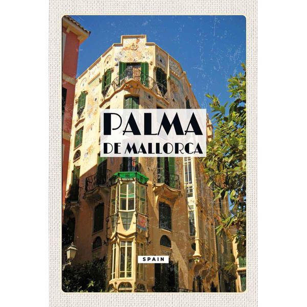 Vianmo Insegna In Legno 30X20 Cm Palma De Mallorca Spain Altstadt-image