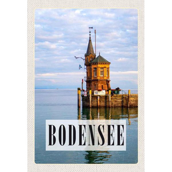 Vianmo Insegna In Legno 30X20 Cm Bodensee Deutschland Haus See-image