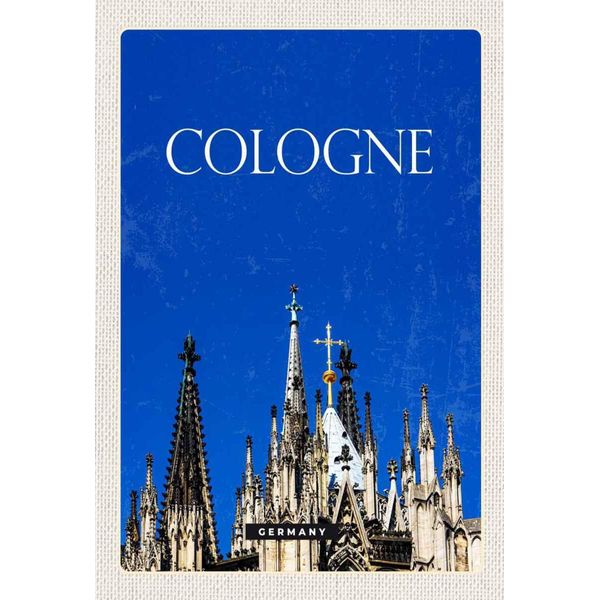 Vianmo Insegna In Legno 30X20 Cm KöLn Deutschlad KöLner Dom Kirche-image