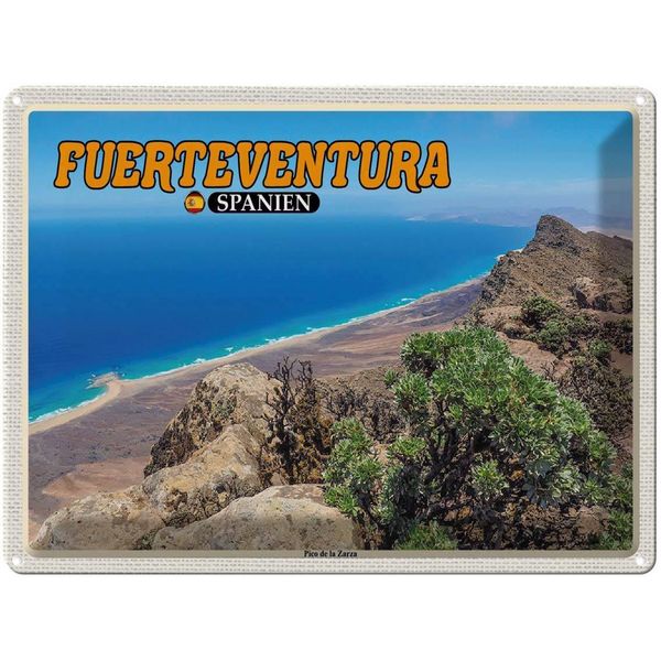 Vianmo Insegna Di Latta 30X40 Cm Fuerteventura Spanien Pico De La Zarza-image