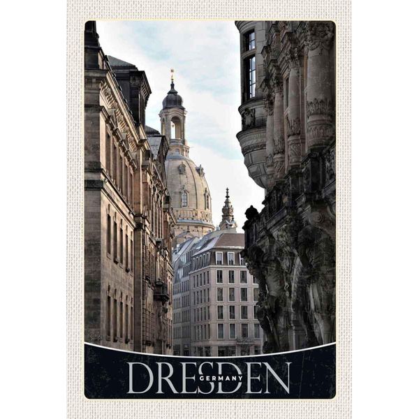 Vianmo Insegna In Legno 30X20 Cm Dresden Deutschland Architektur-image