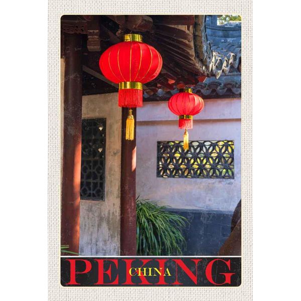 Vianmo Insegna In Legno 30X20 Cm Pekimg China Kultur Rote Laterne-image