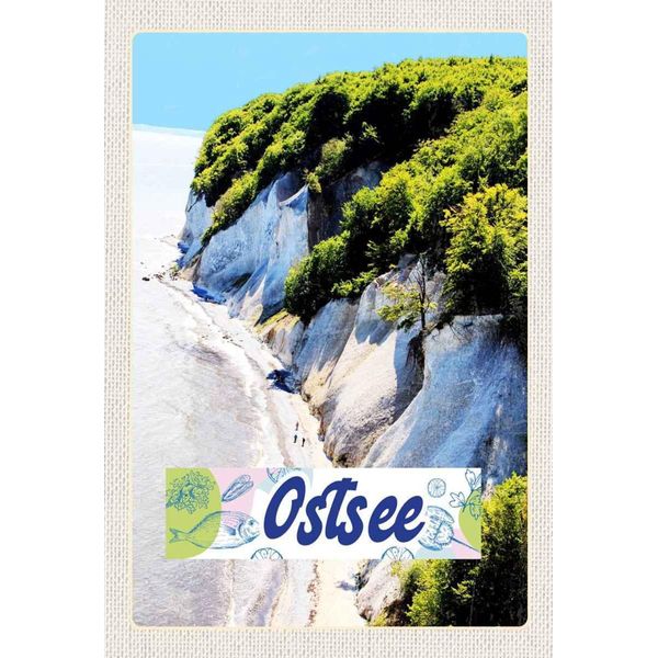 Vianmo Insegna In Legno 30X20 Cm Ostsee Strand Natur WäLder Gebirge-image