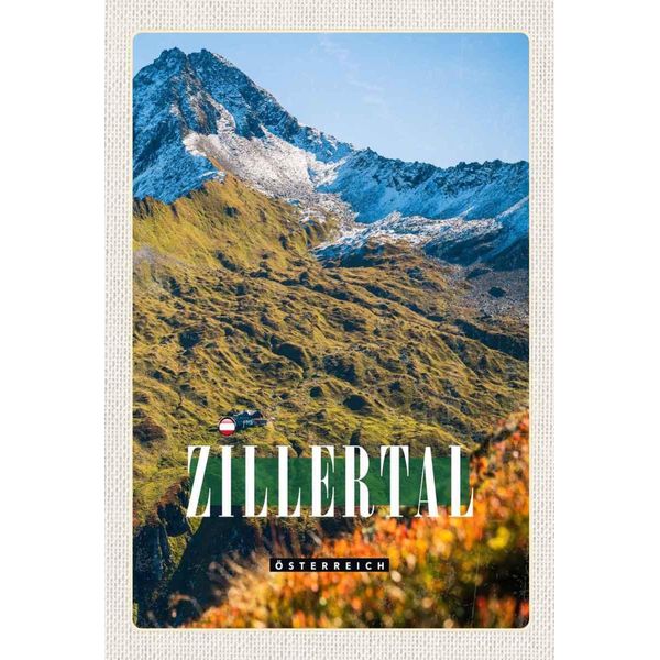 Vianmo Insegna In Legno 30X20 Cm Zillertal Gebirge Natur WäLder-image