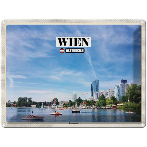 Vianmo Insegna Di Latta 30X40 Cm Wien ÖSterreich Donaustadt-image