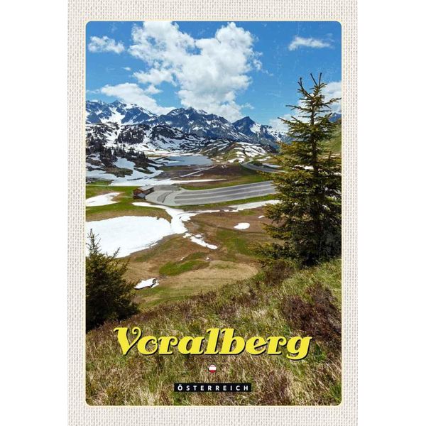 Vianmo Insegna In Legno 30X20 Cm Voralberg ÖSterreich Natur Wald-image