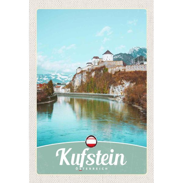 Vianmo Insegna In Legno 30X20 Cm Kufstein Wald Wanderung Natur-image