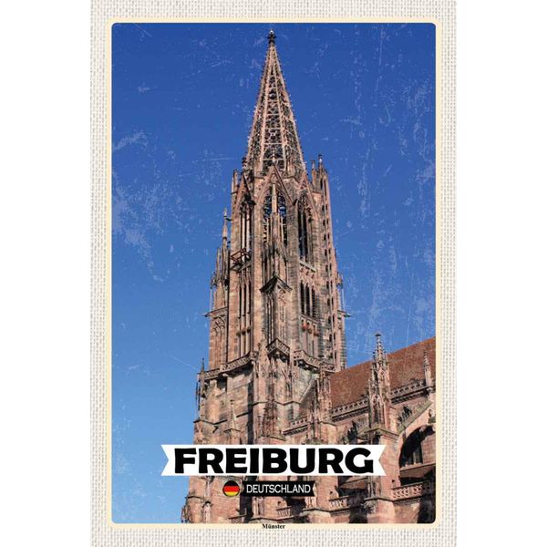 Vianmo Insegna In Legno 30X20 Cm Freiburg Deutschland MüNster Trip-image