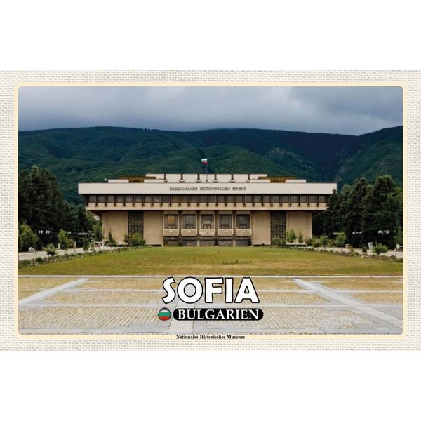 Vianmo Insegna In Legno 12X18 Cm Sofia Bulgarien Historisches Museum-image