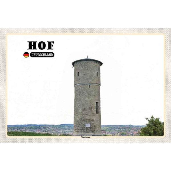 Vianmo Insegna In Legno 20X30 Cm Hof Wartturm SehenswüRdigkeit-image