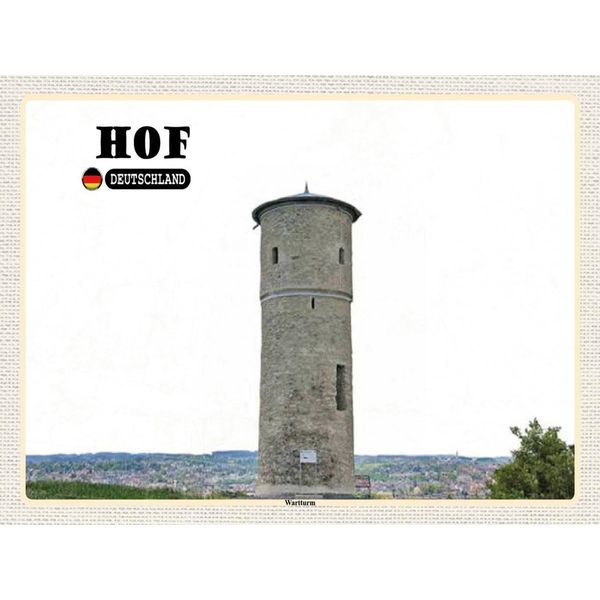 Vianmo Insegna In Legno 30X40 Cm Hof Wartturm SehenswüRdigkeit-image