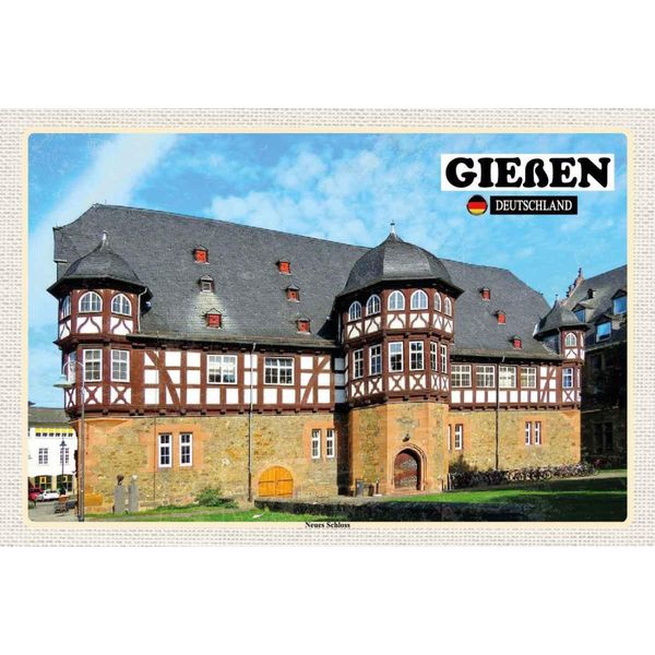 Vianmo Insegna In Legno 20X30 Cm GießEn Neues Schloss-image