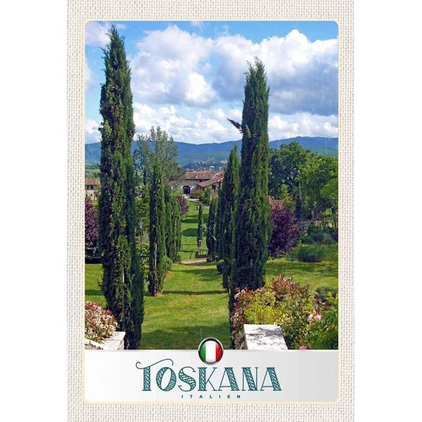 Vianmo Insegna In Legno 30X20 Cm Toskana Italien Natur Wiese-image
