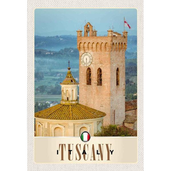 Vianmo Insegna In Legno 30X20 Cm Toskana Italien Architektur Kirche-image
